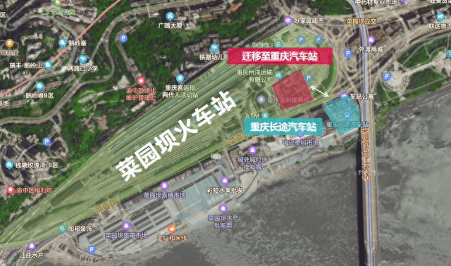 菜园坝原来是重庆的菜园子，未来规划的重庆新地标