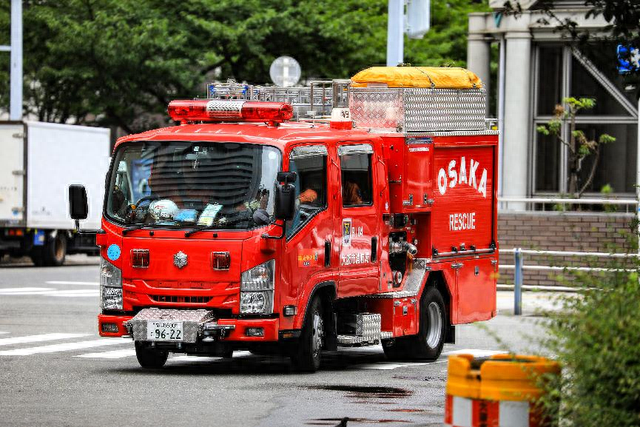 走出内地看消防丨日本街头消防救援车辆随拍