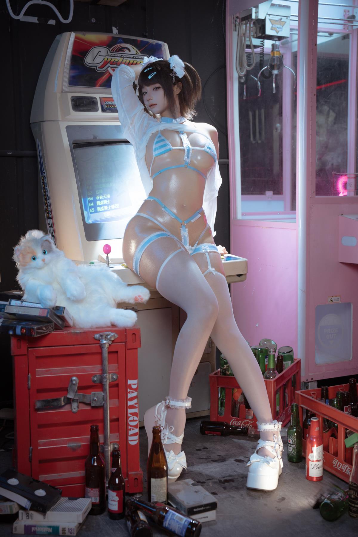 白丝少女福利COS 写真