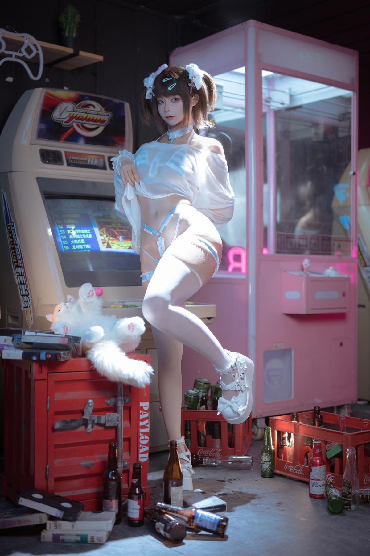 白丝少女福利COS 写真
