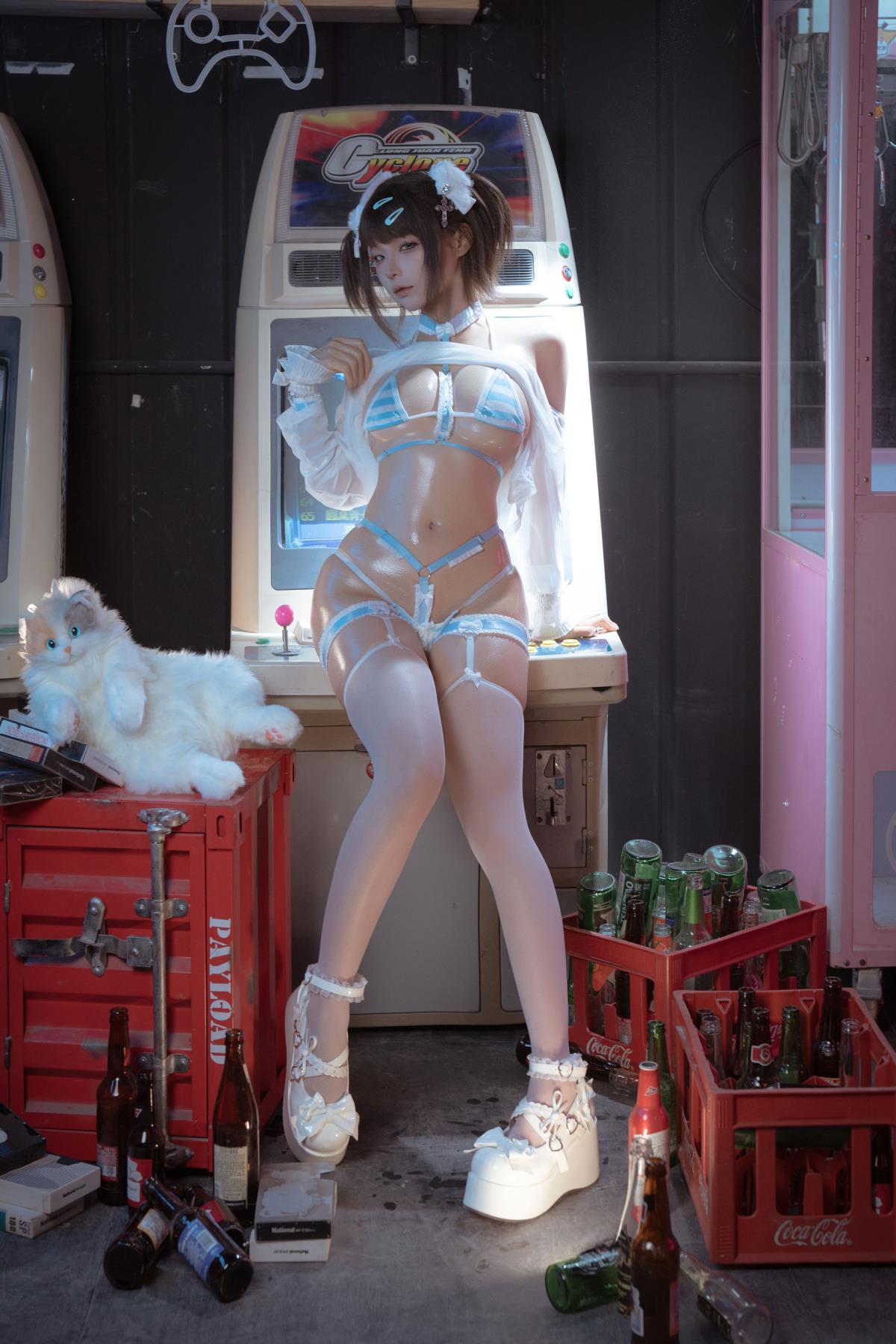 白丝少女福利COS 写真